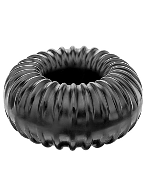 Perfect Fit Ribbed Ring Black OS