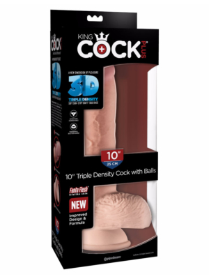 Pipedream King Cock Plus - Triple Density Penis with Balls 26 cm