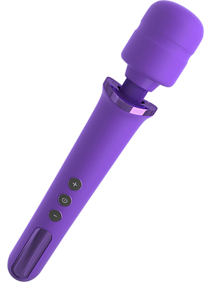 Pipedream Fantasy For Her Rechargeable Power Wand Massager - Purple - Silicone Vibrator