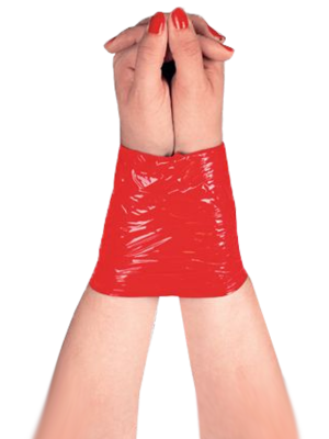  Plastic Pleasure Wrap - Small Red