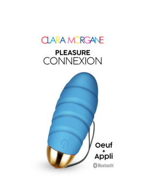 Pleasure Connection Vibrating Vaginal Egg with App Control (Blue) - Clara Morgane
