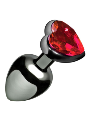 Heart Jewel Plug Large (red)