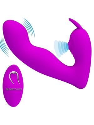 Clitoris and G-Spot Massage Vibrator Josephine - Purple
