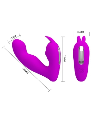 Clitoris and G-Spot Massage Vibrator Josephine - Purple