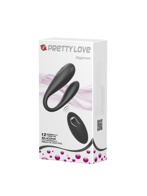 Remote Control Vibrator For Couples Pretty Love Algernon Black