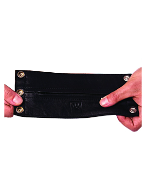 Prowler RED Leather Wrist Wallet Black/Green Medium