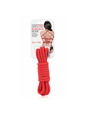 LUX FETISH Bondage Rope red 3M