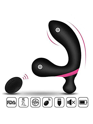Prostate Massager with Dual Vibration