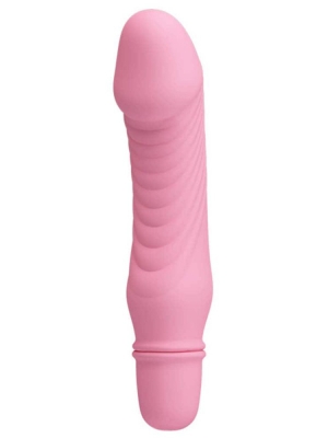 Silicone Classical Vibrator Stev with 10 Functions (Pink) - Pretty Love 