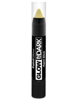 Glow in the Dark Face Paint Stick - white