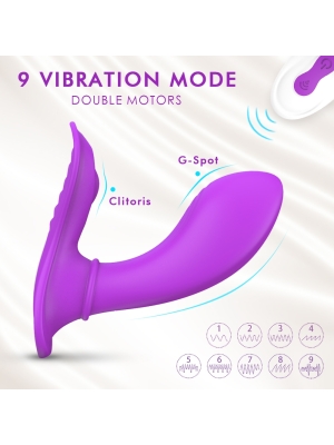 Panty Vibrator Lay - On Purple