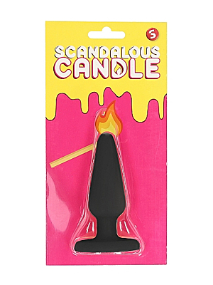 Scandalous Candle - Butt Plug (Black)