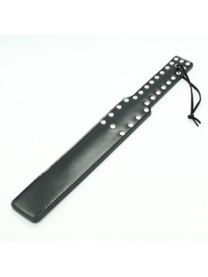 Board with black leather and nails Spank Paddle (black)
