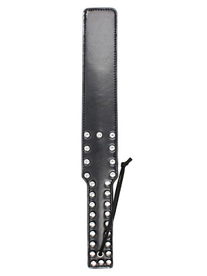 Board with black leather and nails Spank Paddle (black)