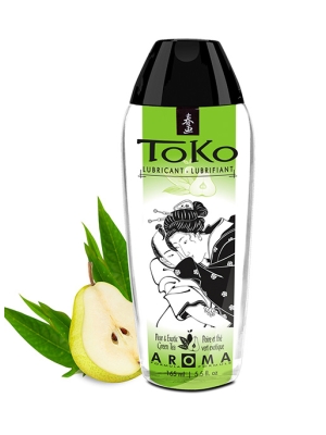 Shunga Toko Aroma Lubricant Pear & Green Tea 165 ml - Comestible - Flavoured