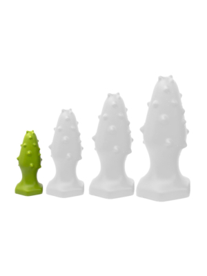 Silicone plug Monster Spike S - 8 x 3.5cm Green