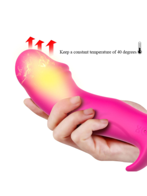 Heating Panty Vibrator and Pulsator - Pink