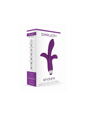 SINCLAIRE G-spot + clitoral vibrator - Purple 10 Speed