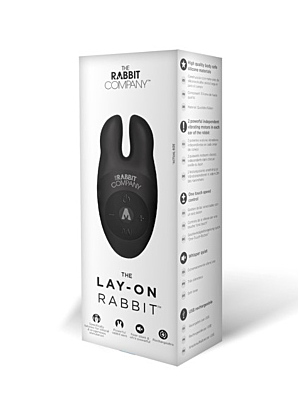 The Rabbit Company The Lay-On Rabbit Black OS