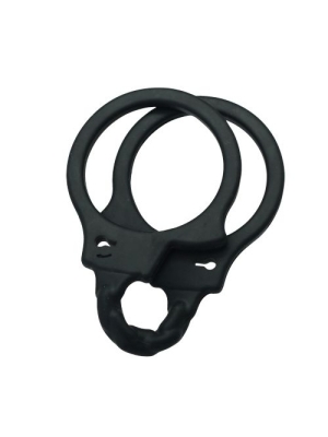 Timeless Silicone Handcuffs Black