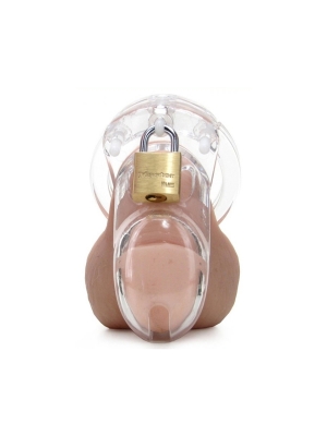 Transparent chastity cage
