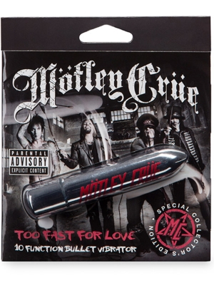 Motley Crue - 10 Function Bullet Vibrator Too Fast For Love Silver
