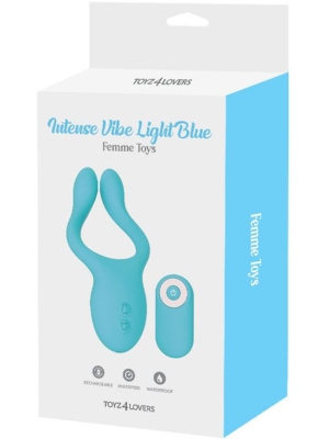 Intense Vibe Light Blue Rechargeable Clitoral Stimulator - Toyz4Lovers