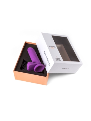 Realistic Penis Vibrator Virgite Kiotos with Remote Control - Purple