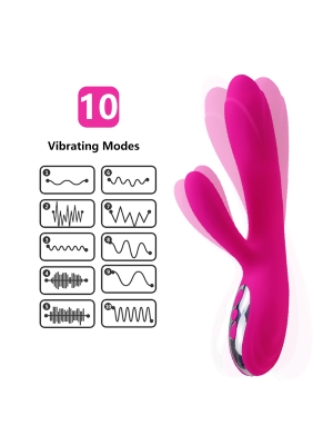 Vibrator-Joker Heating Double Vibrating Massage Stick