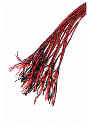Whip with 18 Leather Strips - Red