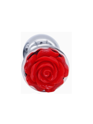 XR Brands - Booty Sparks - Red Rose Anal Plug Large