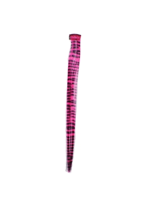 Aprox. 40cm Pink Zebra Print Hair Highlights/ Extensions