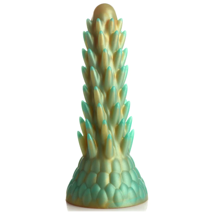 XR STEGOSAURUS SPIKY REPTILE SILICONE DILDO