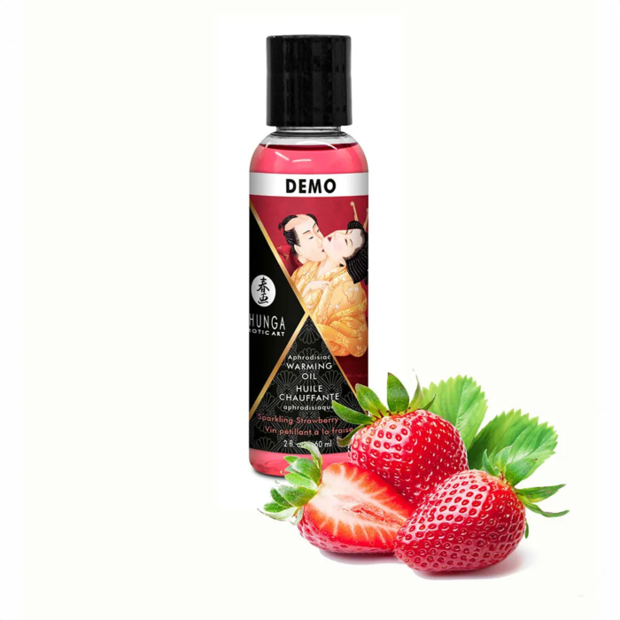 Shunga - Erotic Massage Oil 60ml - Strawberry Wine