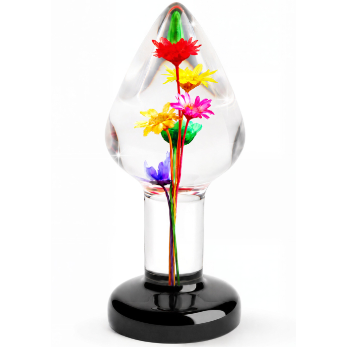 ToyJoy Everlasting Bloom Anal Plug Medium - Clear