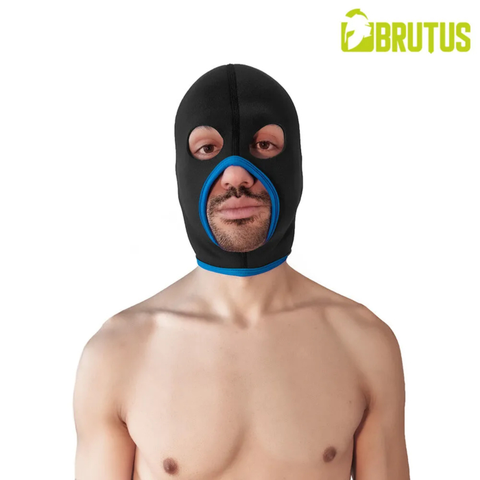 BRUTUS Neoprene Face Fucker Hood Black / Blue