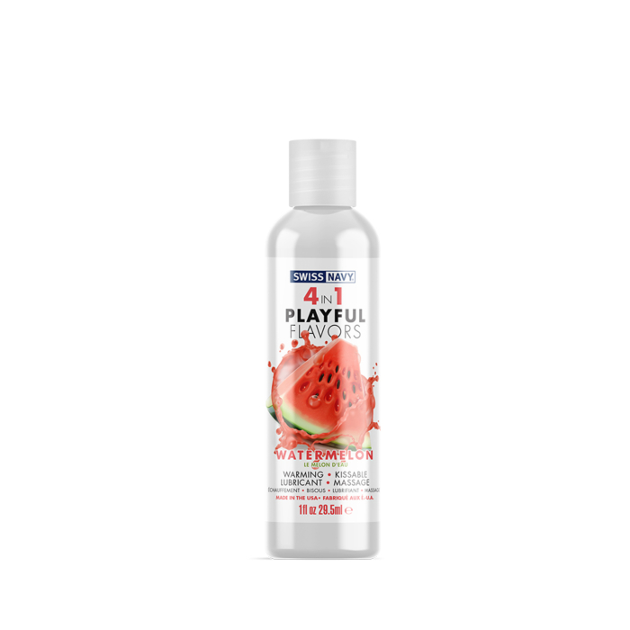 Swiss Navy - 4 in 1 Lubricant with Watermelon Flavor 30 ml