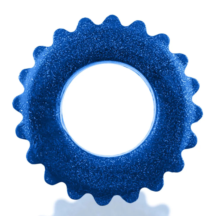Oxballs PLUSHY Cockring Blue Fire