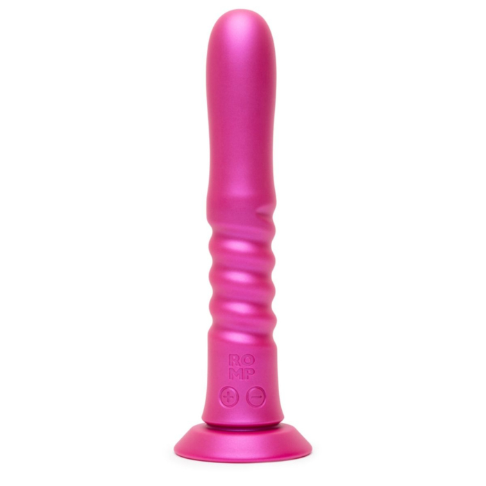 ROMP - Jiggle Thrusting Vibrator with Suction Cup - Pink