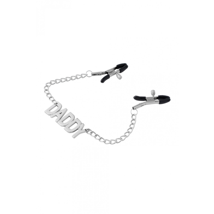 Daddy Nipple Clamps with Chain - Soiemio