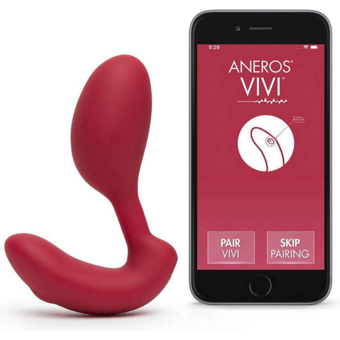 Kegel Exerciser - Aneros Vivi Kegel Exerciser & G-Spot Stimulator App Controlled Red