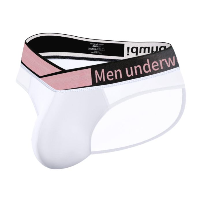 PUMPCLUB CloudFit Mesh Brief – Men’s Premium Underwear White