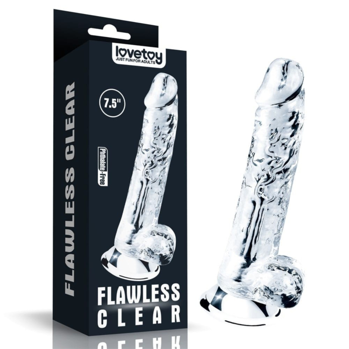 Lovetoy 7.5'' Flawless Clear Dildo
