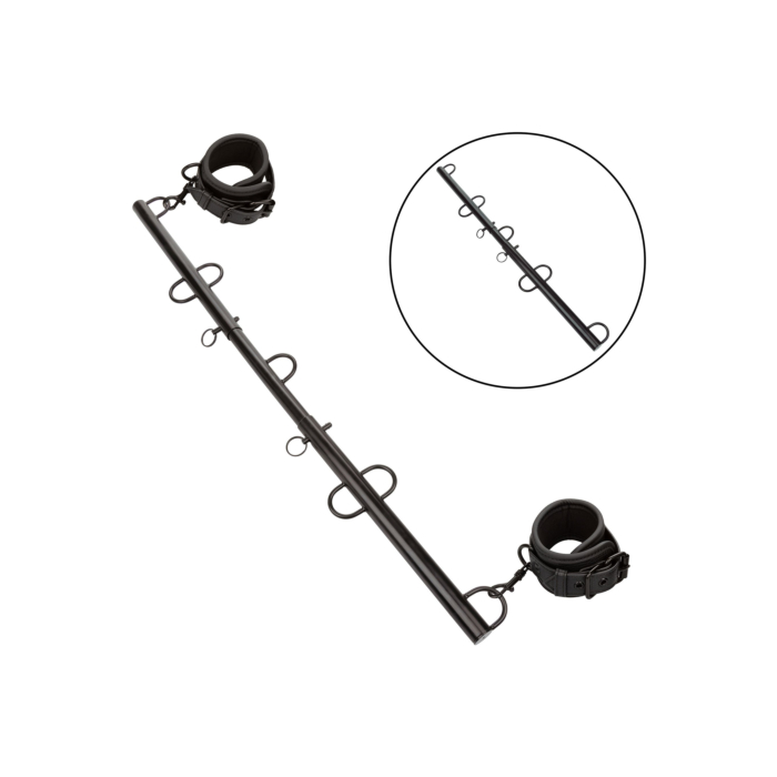 CalExotics Spreader Bar with Cuffs - Black