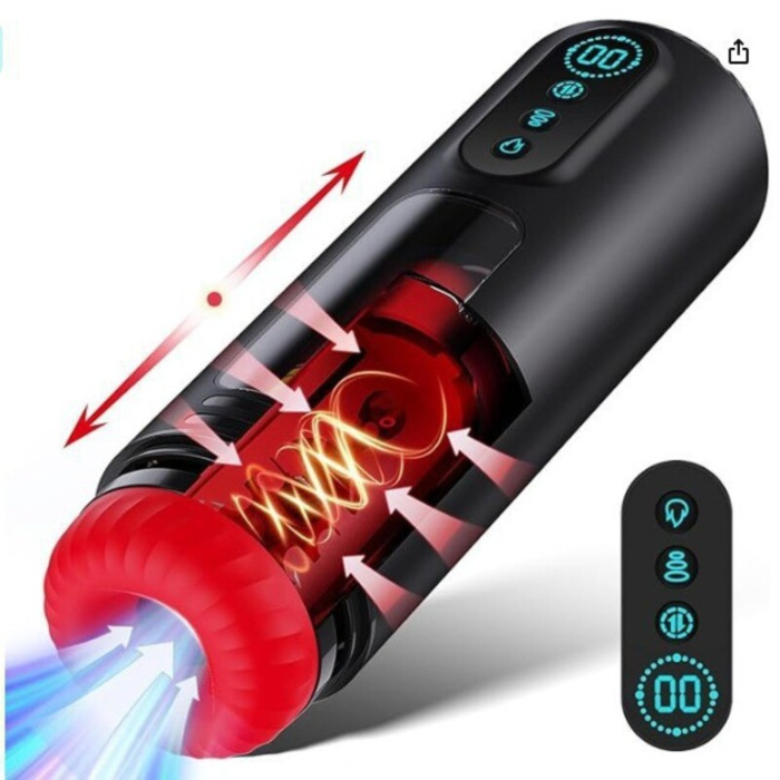 Silicone Masturbator 9 fuction Sucking And Thrusting