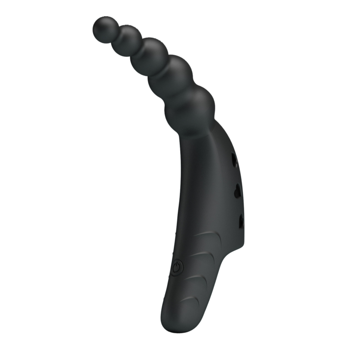 PRETTY LOVE - JORDIN FINGER VIBRATOR 10 VIBRATIONS BLACK