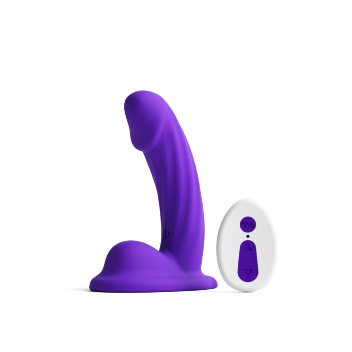 COLOURS CURVE VIBRATING 5 INCH DILDO PURPLE