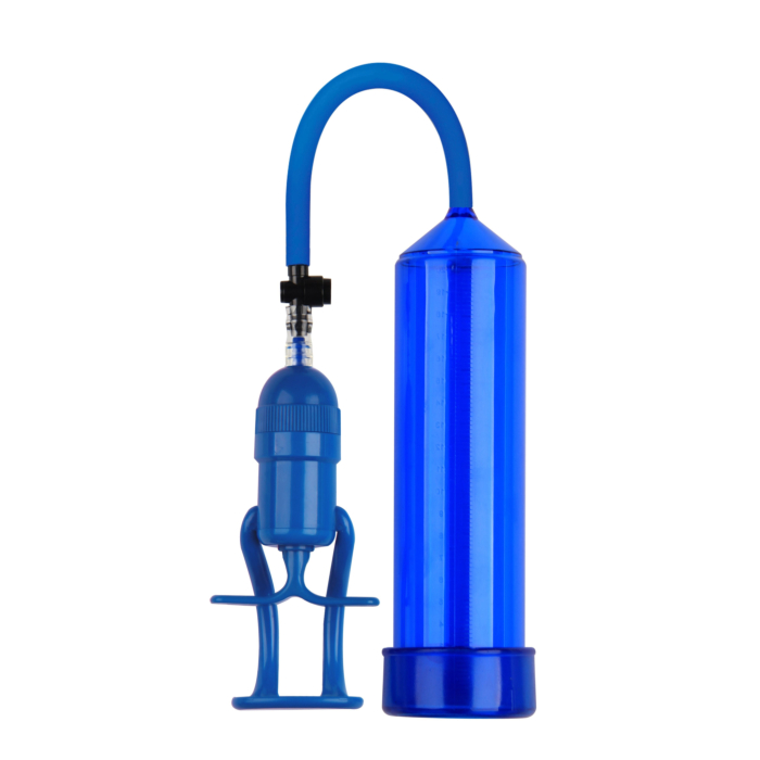 Developer Pump - finger touch blue