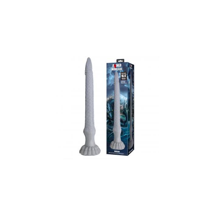 Power Monsters Basilisk – 43 cm Rippled Monster Silicone Dildo
