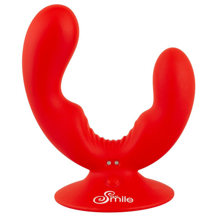 Sweet Smile Dual Vibrator with Suction Cup